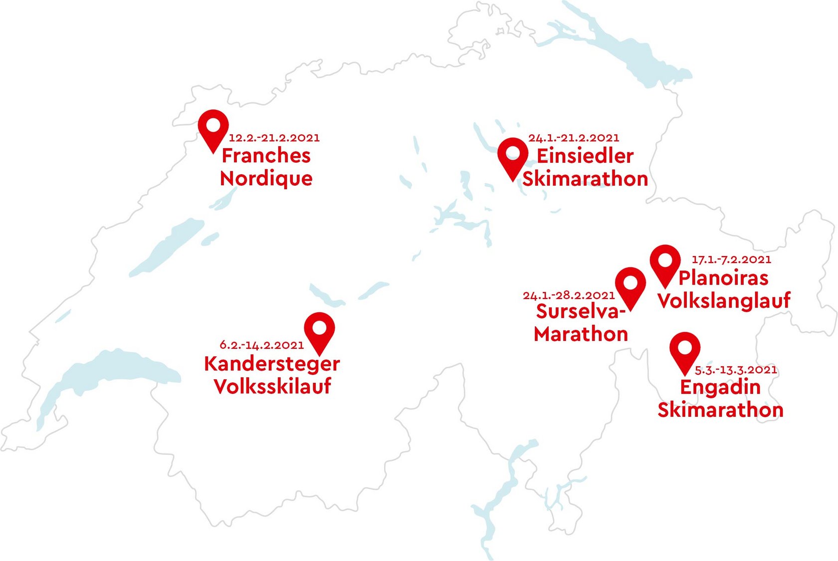 Le Swiss Loppet Challenge met les fondeuses et fondeurs au défi Swiss Ski