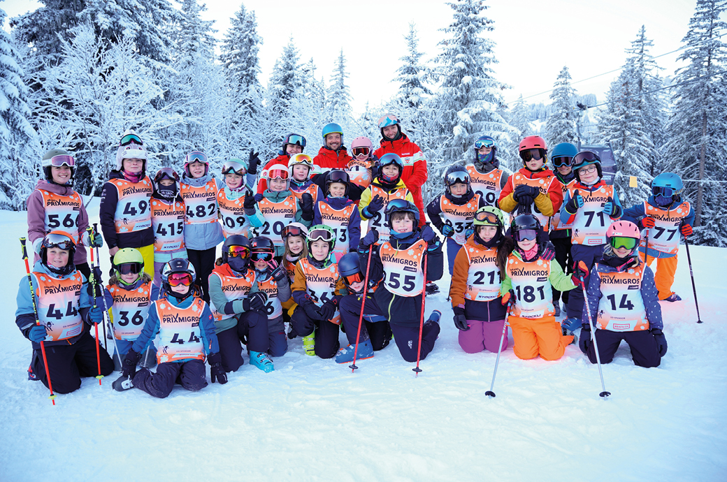 Kinder beim Grand Prix Migros Les Diablerets