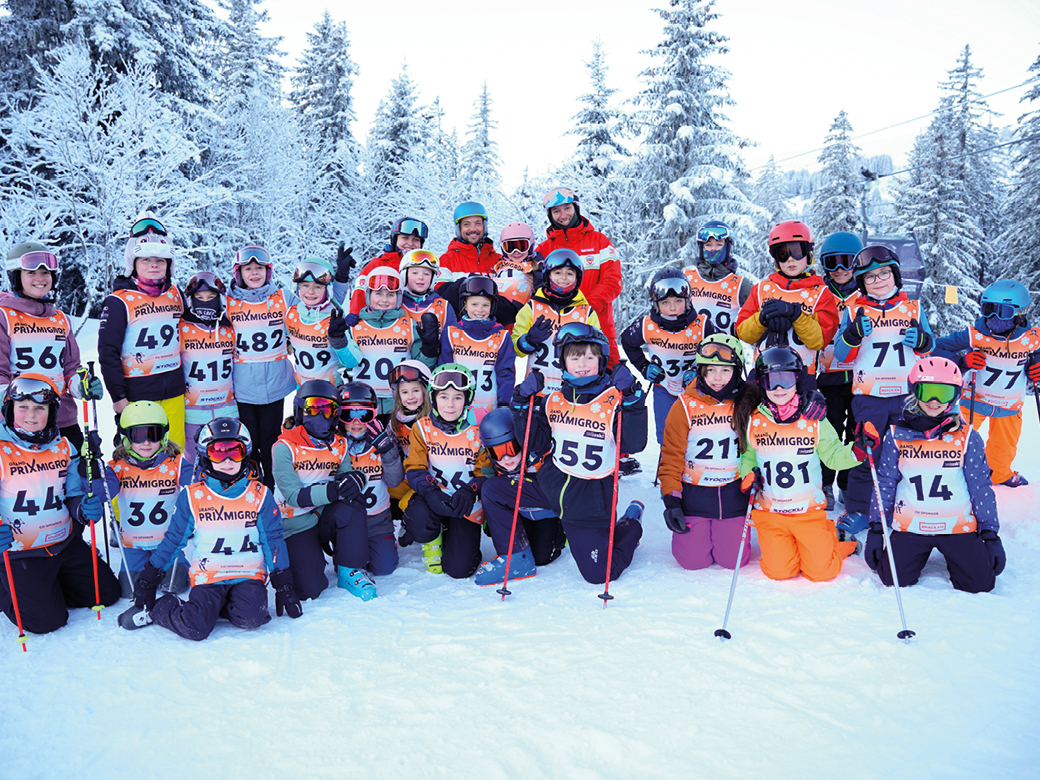 Kinder beim Grand Prix Migros Les Diablerets